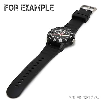 Luminox ラバーベルト 時計 黒 楽天市場】【LUMINOX ルミノックス 対応】MOD FKM RUBBER